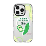 iPhone 16 Pro Clear Case MagSafe Compatible bitter melon by sketchykarr