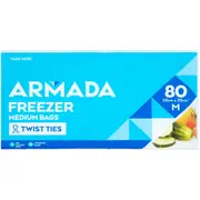 Armada Freezer Bags Medium 80 pack