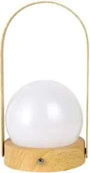 lamp 3-Stage Touch Dimming Small Table Lamp, Wood