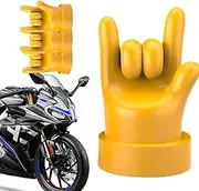 Rubber Valve Caps - Tire Stem Caps Middle Finger Valve Caps - Seal Air Caps Funny Rubber Tire Caps for Car & Motorcycle