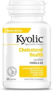 Kyolic Aged Garlic Extract Formula 104 Cholesterol Health, 100 Capsules (Packagi