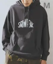 Snow Peak Special Order Logo Fade Sweatshirt Hoodie Black M