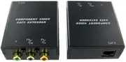 Component Video YUV YPbPr RGB Extender Kit System via Cat5e/Cat6 Network Cable