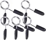 NAMOARLY Weightlifting Barbell Spring Clips Snap Buckle Clamp Barbell Collar Clip