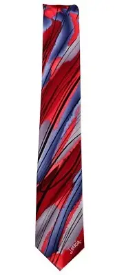 Men's Jerry Garcia Designer Necktie - Red Gray - NWT