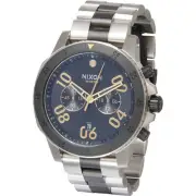 NIXON Ranger Chrono Watch - A549 2194 - Silver/Black/Gold