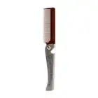 Portable Folding Beard Comb Anti-Static Mustache Comb Men Hair Comb Salon