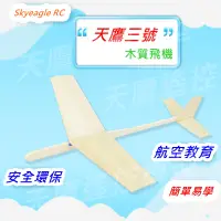 在飛比找蝦皮購物優惠-【天鷹遙控】高優質巴莎木手擲飛機 SkyEagle 天鷹3號