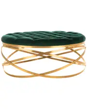 Safavieh Couture Rumi Tufted Velvet Ottoman