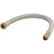 SharkBite 1/2 Inch x 3/4 Inch FIP x 18 Inch Stainless Steel Braided Flexible ...