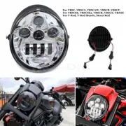 LED Headlight Projection Hi/Lo DRL For Harley V Rod V-Rod VROD VRSC VRSCA VRSCDX