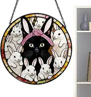 Window Art Sun Catchers - Colorful Window Acrylic Light Catcher Art Pendant | Creative Garden Ornaments for Christmas, Easter, Girlfriend, Wife, Lover