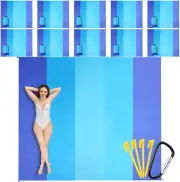 10 Pack Beach Blankets Sandproof 78 X 82 Inch Bulk Large Waterproof Beach Mat fo