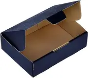Die Cut Black Mailing Box 174 x 128 x 53mm Pack of 100 - Corrugated Cardboard Shipping Box B71