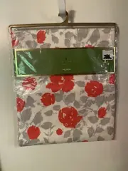Kate Spade Garden Rose Table Runner Size 15”x72” Gray/Red. BB4
