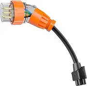 5-Pin to Tesla Gen 2 UMC Adaptor, 0.4m Cable Length, 32A Adaptor Tail Compatible with Tesla 3/S/X/Y, Perfect for Road Tripping