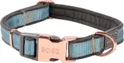 Rogz Classic Urban Dog Collar Turquoise Medium