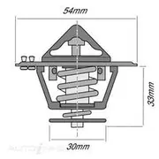 Tridon High Flow Thermostat - TT8017-180P