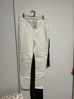 SUSSAN Womens WHITE Denim Legging / Jegging Size 14 RRP $89.95 NEW WITH TAGS