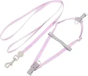 TOBBOMEY Small Dog Harness Leash Set Escape Proof Harness Comfortable Fit Long Leash for Walks