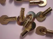 50 Brass Plated Spoon Style Shelf Support