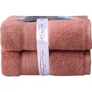 2PK Ultimate Alanya Turkish Cotton Bath Mat/Towel 850Gsm Highly Absorbant Clay