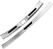 Interior Console Trim For Toyota For RAV4 XA50 2019 2020 2021 2022 2023 2024 Hybrid Car Trunk Inner Guard Rear Bumper Plate Cover Car Interior Accessories(2Piece Silver)