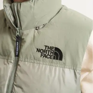 【The North Face】北臉 韓國 刺繡 前小後小 有機棉 厚羽絨 背心 可機洗 保暖 防風 現貨 代購(平輸品)