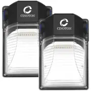 CINOTON 30W LED Wall Pack Light with Dusk to Dawn Sensor, 3600LM, 5000K Dayli...