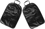 SWOOMEY 2pcs Car Seat Anti-Kick Pad Waterproof Accessories Tank Portable Tank Square Foam Blocks Car Pad Protector Facial Moisturizer Shower Door Handle Barn Door Handle Oxford Cloth Black