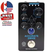 MOSKY ACCURATE DRIVE Guitar Bass Effect Pedal Overdrive Noise Gate 4 Mode Bypass