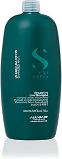 Alfaparf Milano Semi Di Lino Reconstruction Reparative Low Shampoo - Vegan Formula, Color Safe - Restores Health to Damaged Hair - 33.8 oz