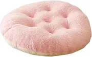 predolo Outdoor Seat Pad for Hanging Egg Chair Garden Pod Mat Comfortable Swinging, Pink White, as described