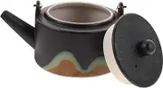 GREENADSCAPE Ceramic Tea Kettle Teapot with Scald Handle Large Capacity Boiling Pot for Home Brewing Elegant Design for Tea Lovers and Housewarming Present
