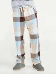 Peter Alexander Viscose Bamboo Cotton Flannel Buffalo Check PJ Pants Size XXXL