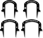 Boost Your Putting Precision: BACK 2 BASICS - 4 Staggered Putting Gates Set with Convenient Carry Bag - Pro Path Golf Training Essential - Compact & Lightweight - Elevate Alignment & Control - Superior Quality Golf Gear