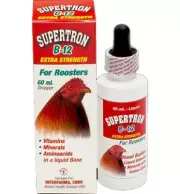 SUPERTRON B-12 EXTRA STRENGTH 6O ML DROPPER FOR ROOSTER/ GALLOS Bundle of 6