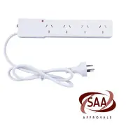 Surge Protector 4/6 Way Socket Outlet PowerBoard Lead PowerPoint Cord SAA AU