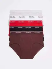 Calvin Klein 100% Cotton Classics 5-Pack Brief, MULTI COLORS,CHOOSE SIZE