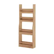 Chastor 100cm Solid Oak Spice Rack Storage