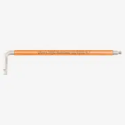 Wera 022854 Multicolor Hex-Plus Stainless L-key with Ball End, 3/16" x 154mm (Br