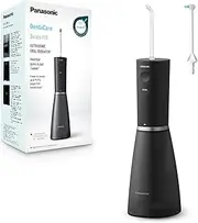 Panasonic Series 800 Ultrasonic Oral Irrigator EW-DJ86-K503, Dental Irrigator, Cordless Oral Irrigator, 200 ml, 1 Ultrasonic & 1 Orthodontic Nozzle, 5 Water Pressure Levels, Travel Accessories, USB-C