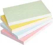 Flash Cards, 4X Lined Notecards, Lined Memo Scratch Paper for Teaching Classroom Filing Crafting Projects Journaling Planning