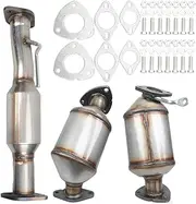Front Catalytic Converter Kit Direct-Fit Chevy Traverse 2009-2017 GMC Acadia 2007-2017 Buick Enclave 2008-2017 Saturn Outlook 2007-2010 3.6L