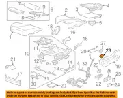 GM OEM 13-16 SRX Driver Seat Components-Memory Switch Bezel 22897447