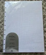 New TUL Custom Note-Taking System 50 Sheet Narrow Ruled Refill Page Junior Size