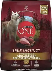 [Purina ONE] True Instinct with A Blend of Real Turkey and Venison Dry Dog Food - 27.5 lb. Bag