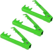 Generic 3pcs Green Metal Rose Stripper Tool Lightweight Pliers for Easy Flower Stem Removal Durable Garden Tool with Spring Action Handle for Effortless Stripping