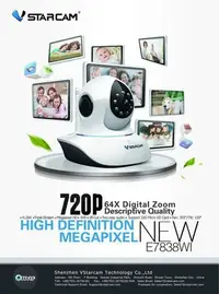 在飛比找Yahoo!奇摩拍賣優惠-#50,P2P 720P百萬像素 網路攝影機 監視器 可插卡
