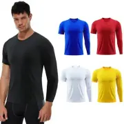 Men's 1/2 Single Sleeve Compression Shirt One-Arm Athletic Base Layer Tights